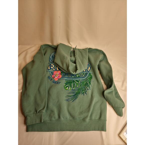 Tropical Vibes – Ron Jon Key West Green Hoodie (M) - Picture 6 of 7